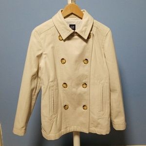 GAP Cream Pea Coat